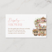 Vers van de markt boeren markt display douche informatiekaartje (Voorkant)