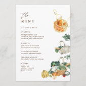 Vers van de markt Boeren Marktthema Menu (Voorkant)