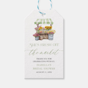 Vers van de Markt Boerenmarkt Bruidsdiner Cadeaulabel