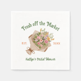 Vers Van De Markt Boerenmarkt Bruidsfeest Servet