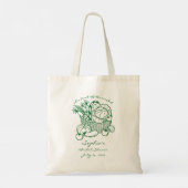 Vers van de markt boerenmarkt bruidsfeestje tote bag (Achterkant)