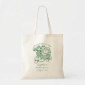 Vers van de markt boerenmarkt bruidsfeestje tote bag (Voorkant)
