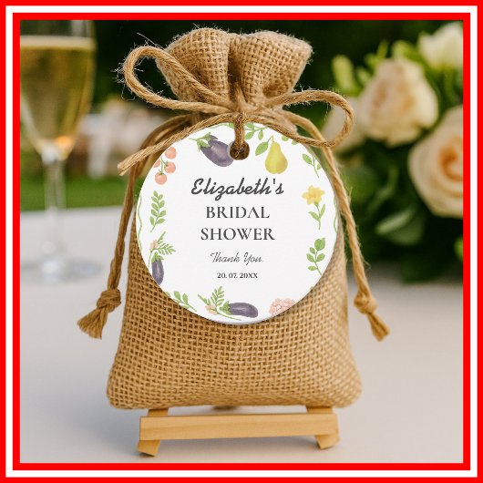 Vers van de markt Boerenmarkt Bruiloft Bridal Show Bedankjes Labels