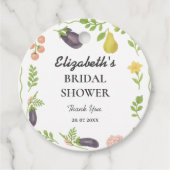 Vers van de markt Boerenmarkt Bruiloft Bridal Show Bedankjes Labels (Voorkant)