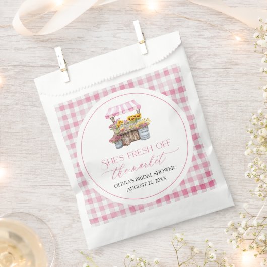 Vers van de markt Boerenmarkt Bruiloft Bridal Show Bedankzakje (Geknipt)