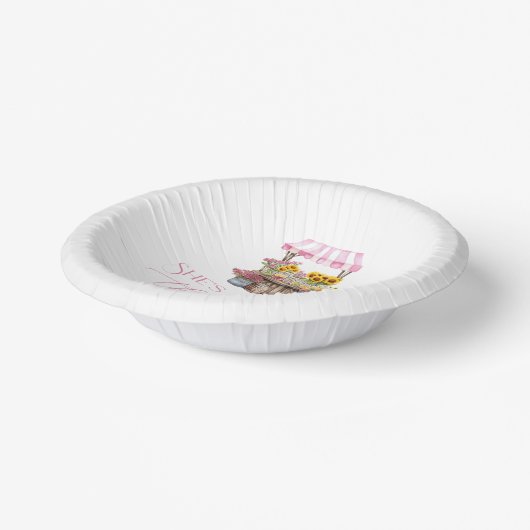 Vers van de markt Boerenmarkt Bruiloft Bridal Show Papieren Kommen (Gebogen)