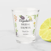 Vers van de markt Boerenmarkt Bruiloft Bridal Show Shot Glas (Voorkant)