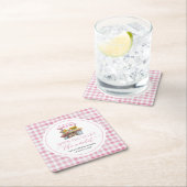 Vers van de markt Boerenmarkt Bruiloftssalon Kartonnen Onderzetters (Insitu)