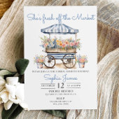 Vers van de markt Bruids Douche Uitnodiging Temp