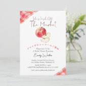 Vers van de Markt Bruidsdiner Apple Rustic Kaart (Staand voorkant)