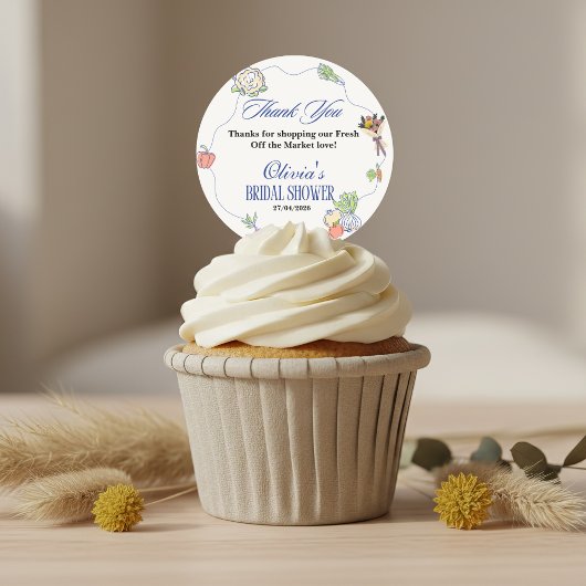 Vers Van de Markt Bruidsfeest Whimsisch Getekend Ronde Sticker