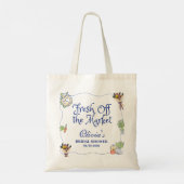 Vers van de Markt Bruidsfeestje Whimsisch Tote Bag (Achterkant)
