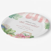 Vers Van De Markt Bruiloft Feest Papieren Bordje (Gekanteld)