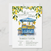 Vers van de markt Citrus Lemon Vrijgezellenfeest Kaart (Voorkant)