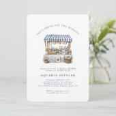 Vers van de markt - Coastal Market Bridal Kaart (Staand voorkant)