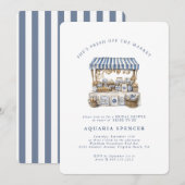 Vers van de markt - Coastal Market Bridal Kaart (Voorkant / Achterkant)