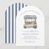 Vers van de markt - Coastal Market Bridal Kaart (Voorkant / Achterkant)