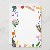 VERS VAN DE MARKT Cute Custom Bruidsmeisjesfeestje Bedankkaart (Voorkant)