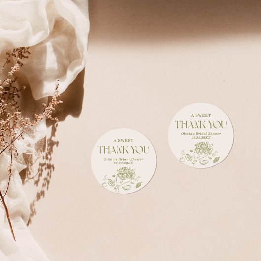 Vers van de markt Dank u voor Stickers