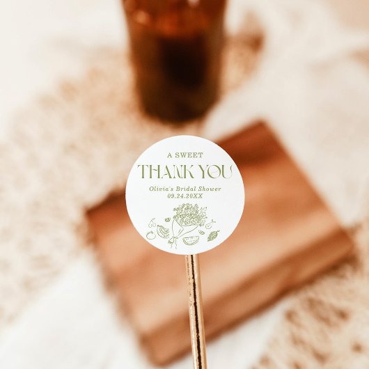 Vers van de markt Dank u voor Stickers