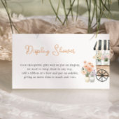 Vers van de markt Display Shower Informatiekaartje