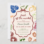 Vers van de markt esthetische Boerderij Vrijgezell Kaart (Voorkant)