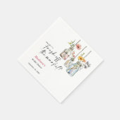 Vers van de markt Floral Jar Vrijgezellenfeest Servet (Hoek)