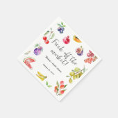 Vers van de markt Fruit Vrijgezellenfeest Servet (Hoek)