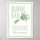 Vers van de markt Groen Vrijgezellenfeest Poster (Voorkant)