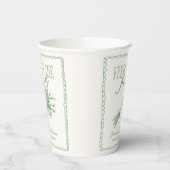 Vers van de Markt Groene Bruidsdouche Papieren Bekers (Links)