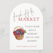 Vers van de markt Guess Game Vrijgezellenfeest Arc Kaart (Voorkant)