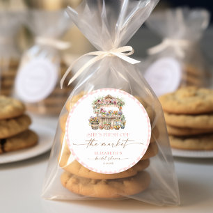 Vers van de markt Herfst Vrijgezellenfeest Ronde Sticker