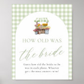 Vers van de markt hoe oud was het bruidsteken poster (Voorkant)