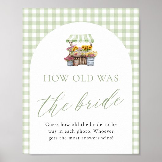 Vers van de markt hoe oud was het bruidsteken poster (Voorkant)