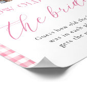 Vers van de markt hoe oud was het bruidsteken poster (Hoek)