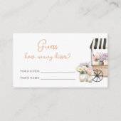 Vers van de markt Raad eens hoeveel kussen Informatiekaartje (Voorkant)