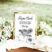 Vers van de markt Recept Kaarten Douche Teken Poster