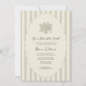 Vers van de markt Sage Green Vrijgezellenfeest Kaart (Voorkant)