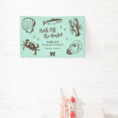 Vers van de markt Seafood Bachelorette Party Spandoek (Insitu)