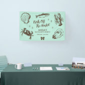 Vers van de markt Seafood Bachelorette Party Spandoek (Beurs)