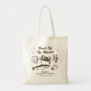 Vers van de markt Seafood Bachelorette Party Tote Bag