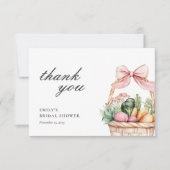 Vers van de markt Vrijgezellenfeest Bedankkaart (Voorkant)