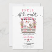 Vers van de markt Vrijgezellenfeest Floral Chic Kaart (Voorkant)