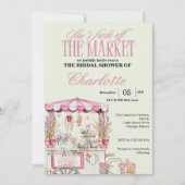 Vers van de markt Vrijgezellenfeest Floral Chic Kaart (Voorkant)