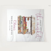 Vers van de markt Vrijgezellenfeest foto achtergro Wandkleed (Voorkant (horizontaal))