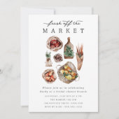 Vers van de markt Vrijgezellenfeest Kaart (Voorkant)