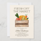 Vers van de markt Vrijgezellenfeest Kaart (Voorkant)