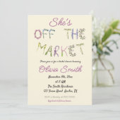 Vers van de markt - Vrijgezellenfeest Kaart (Staand voorkant)