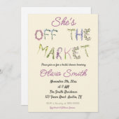 Vers van de markt - Vrijgezellenfeest Kaart (Voorkant / Achterkant)