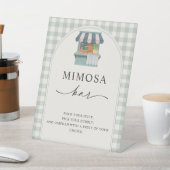 Vers van de markt Vrijgezellenfeest Mimosa Bar Reclamebord Met Voetstuk (Insitu)